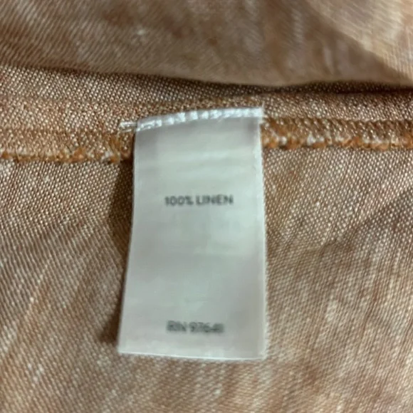 Pure Jill Linen A-Line Maxi Dress size 2X lagenlook - Picture 7 of 7